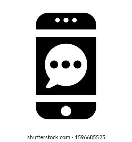 phone conversation icon isolated sign symbol vector illustration - high quality black style vector icons
