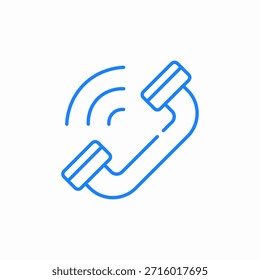 phone conversation icon sign vector