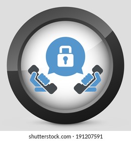 Phone conversation locked