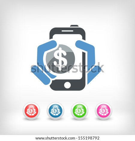 Phone cost icon
