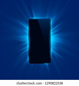 Phone cover color design modern background. Vector illustration