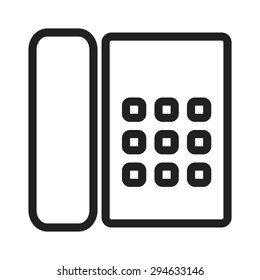 Phone, cradle, receiver icon vector image. Can also be used for business, finance and accounts. Suitable for web apps, mobile apps and print media.
