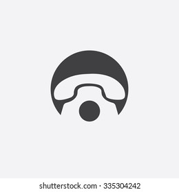 phone cut identity template icon design element