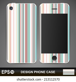 Phone design cover. Vector background.Vintage decorative elements. Hand drawn background. Islam, Arabic, Indian, ottoman motifs.