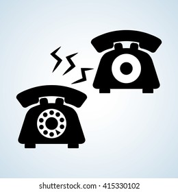 Phone design, technology and antique concept, editable vector