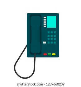 Phone design top view vector symbol  icon. Screen technology flat telephone business gadget device