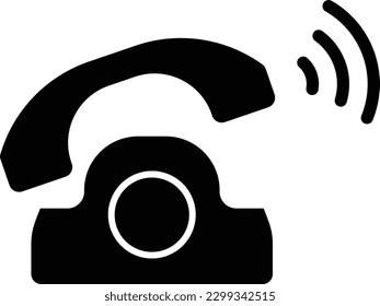 phone desk phone deskphone hand phone mobile Glyph