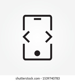 phone developer sign icon design