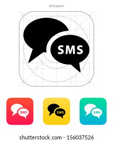 Phone dialogue icon. Vector illustration.