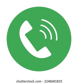 Phone dial-out icon. Call. Vector.
