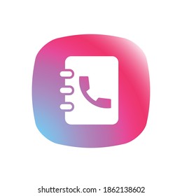Telefonverzeichnis - Schaltfläche für das App-Symbol