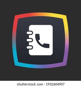 Phone Directory - App Icon Button