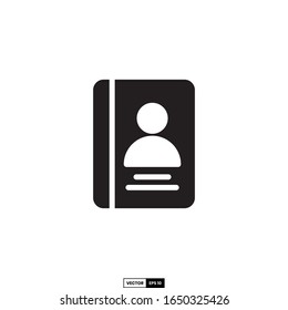 phone directory icon, design inspiration vector template for interface and any purpose