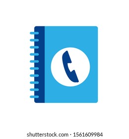 Phone directory icon design, Vintage retro call telephone communication contact and technology theme Vector illustration