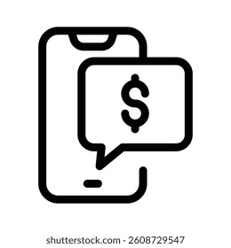 A phone with a dollar icon, representing mobile banking or payments