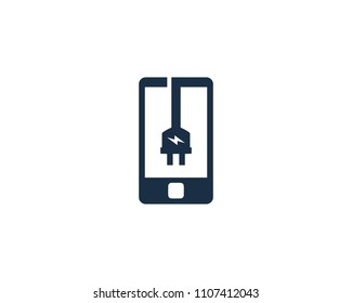 Phone Electric Icon Logo Design Element
