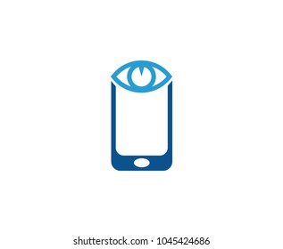Phone eye logo