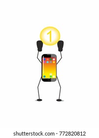 The phone in the first place