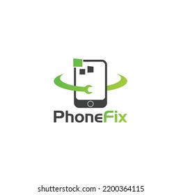 Phone Fix Logo Design Template For Tech Or Technology Business