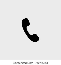 Phone flat vector icon. Communication tools flat vector icon