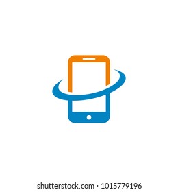 Phone Gadget logo technology vector graphic