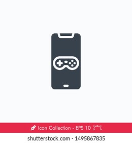 Phone Game App Icon / Vector