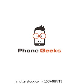 Phone Geeks Logo Design Template