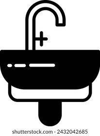 Phone glyph and line vector illustration
