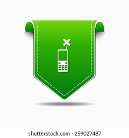 Phone Green Vector Icon Design