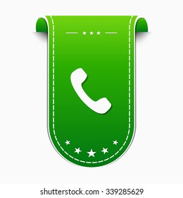 Phone Green Vector Icon Design