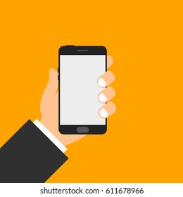 Phone in hand
