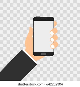 Phone in hand