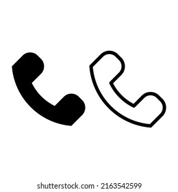 Phone handle icon. Vector illustration design.