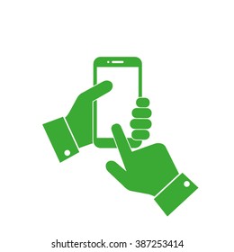 Phone Hands Icon