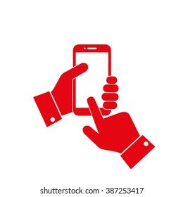 Phone Hands Icon