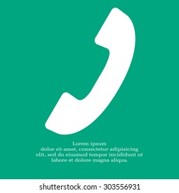 Phone handset icon