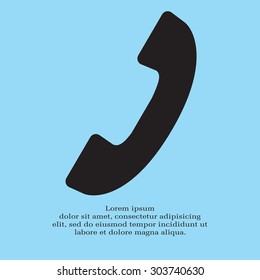 Phone handset icon