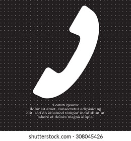Phone handset icon