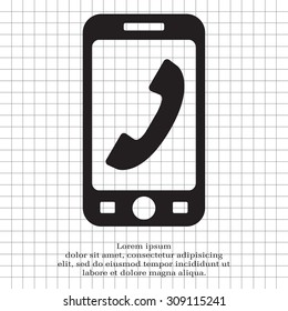 Phone handset icon