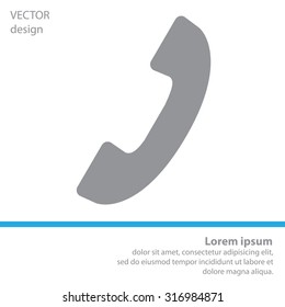 Phone handset icon
