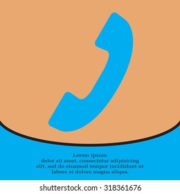 Phone handset icon