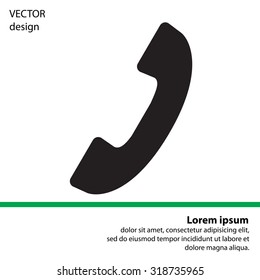 Phone handset icon