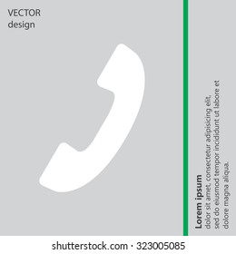 Phone handset icon