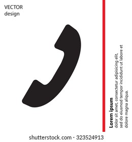Phone handset icon