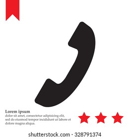 Phone handset icon