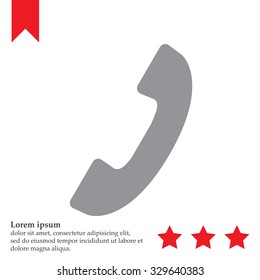 Phone handset icon