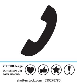 Phone handset icon