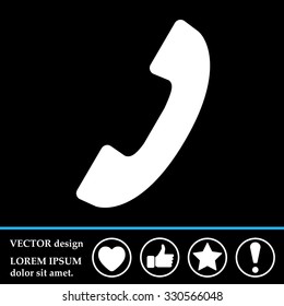 Phone handset icon