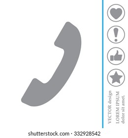 Phone handset icon