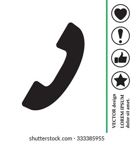 Phone handset icon